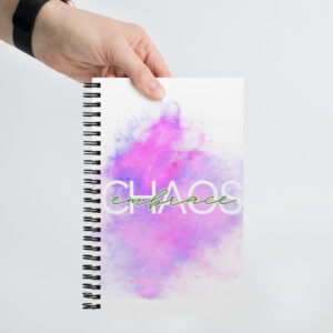 Embrace Chaos – Spiral notebook
