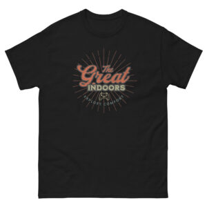 Level Up Your Comfort Game with ‘The Great Indoors’ Raglan Tshirt! – Men’s classic tee